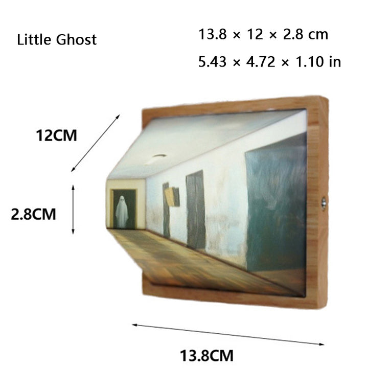 Luxurious and exquisite 3D visual wall lamp