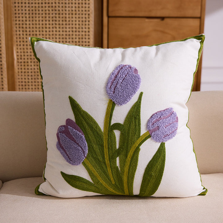 Embroidered Throw Pillow (Instagram Style)