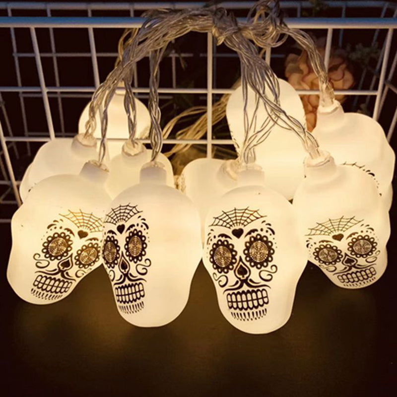 New Halloween LED Skull String Lights