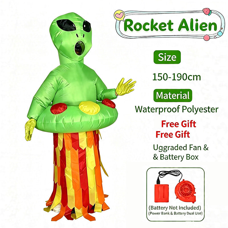 Fun inflatable costumes suitable for holiday parties and stage performances