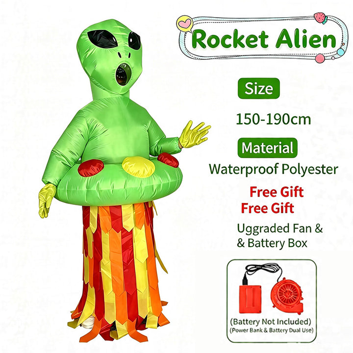 Fun inflatable costumes suitable for holiday parties and stage performances