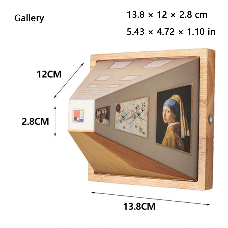 Luxurious and exquisite 3D visual wall lamp