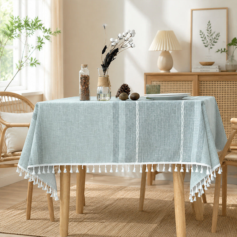 New Non-Slip Cotton-Linen Tablecloth — Premium Affordable Luxury Style