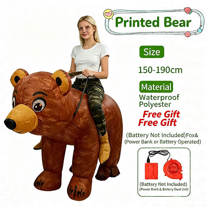 Fun inflatable costumes suitable for holiday parties and stage performances