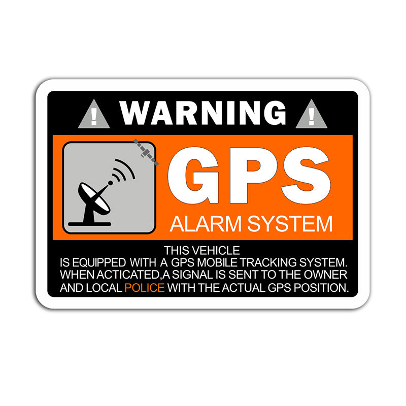 Humorous warning stickers