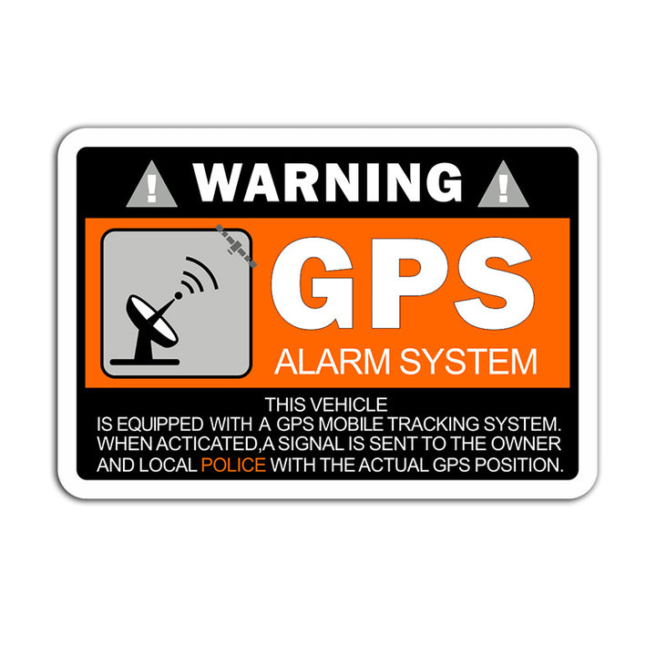 Humorous warning stickers