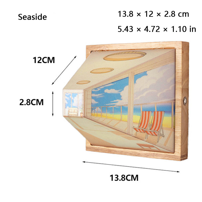 Luxurious and exquisite 3D visual wall lamp