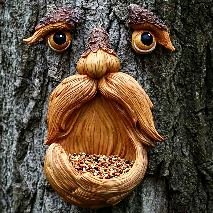 Unique and novel resin bird feeder craft