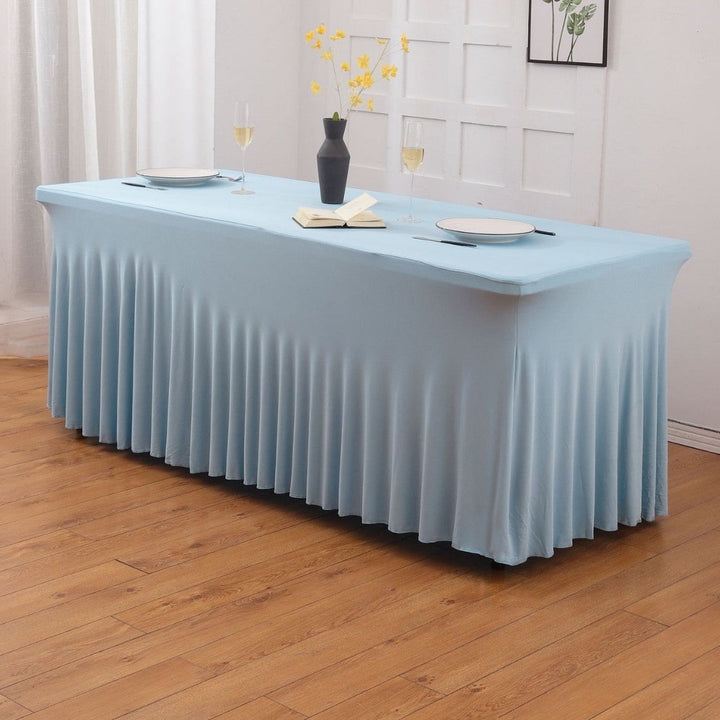 Stretch table cover: dust-proof and durable—an ideal choice for parties