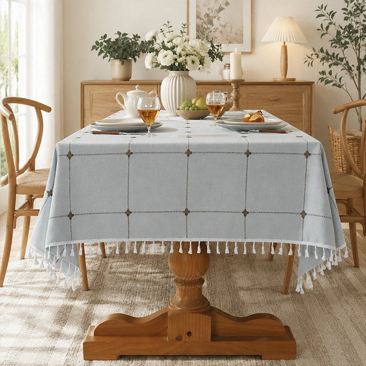 New Non-Slip Cotton-Linen Tablecloth — Premium Affordable Luxury Style