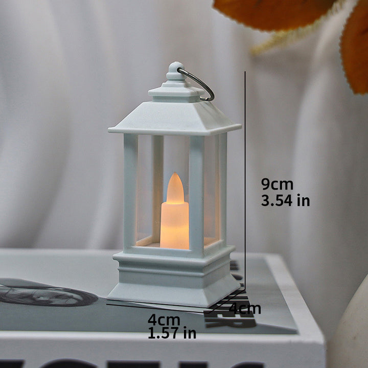 Vintage-style LED electronic candle lantern