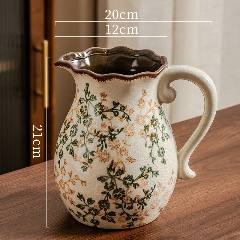High-end blue and white porcelain vase