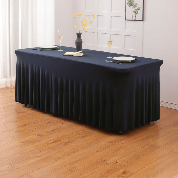 Stretch table cover: dust-proof and durable—an ideal choice for parties