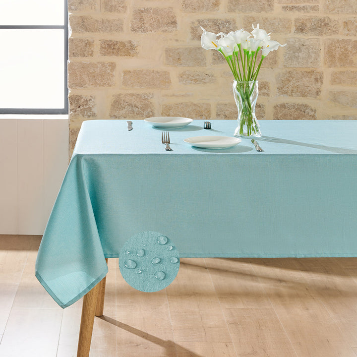 Solid-color tablecloth—wrinkle-resistant and durable