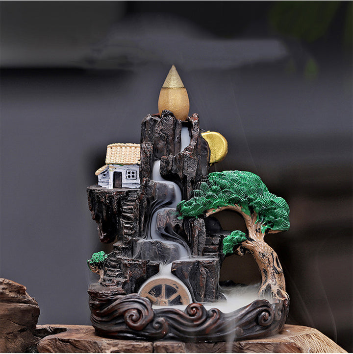 Creative Resin Backflow Incense Burner Ornament