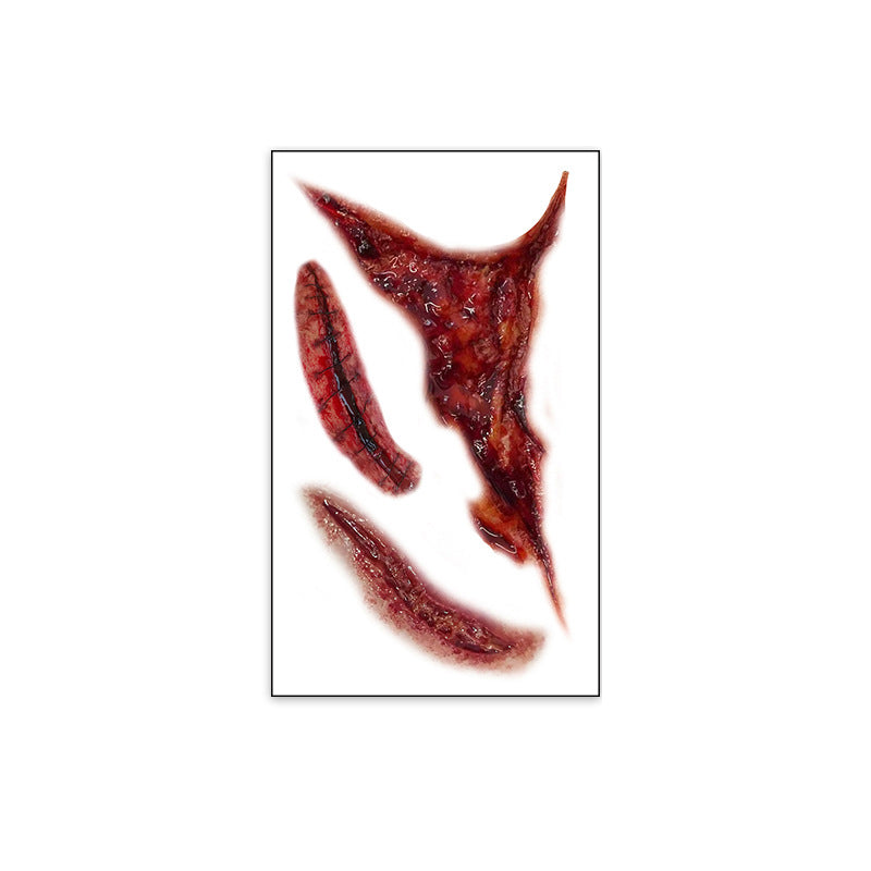Realistic Horror Scar Temporary Tattoos