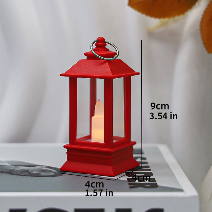Vintage-style LED electronic candle lantern