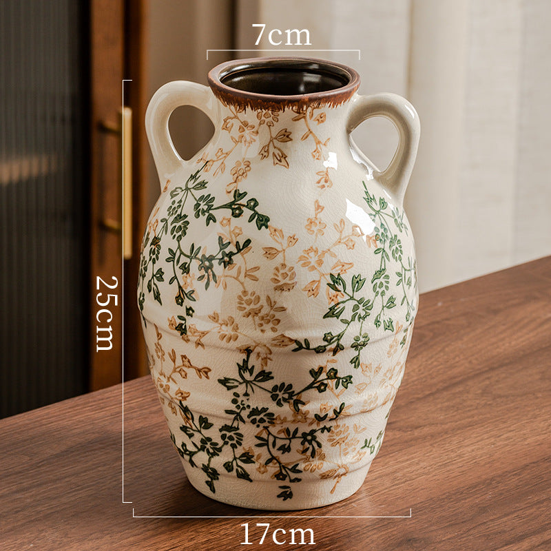 High-end blue and white porcelain vase