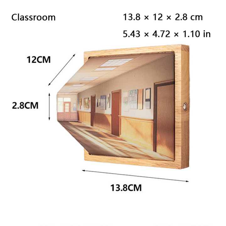 Luxurious and exquisite 3D visual wall lamp