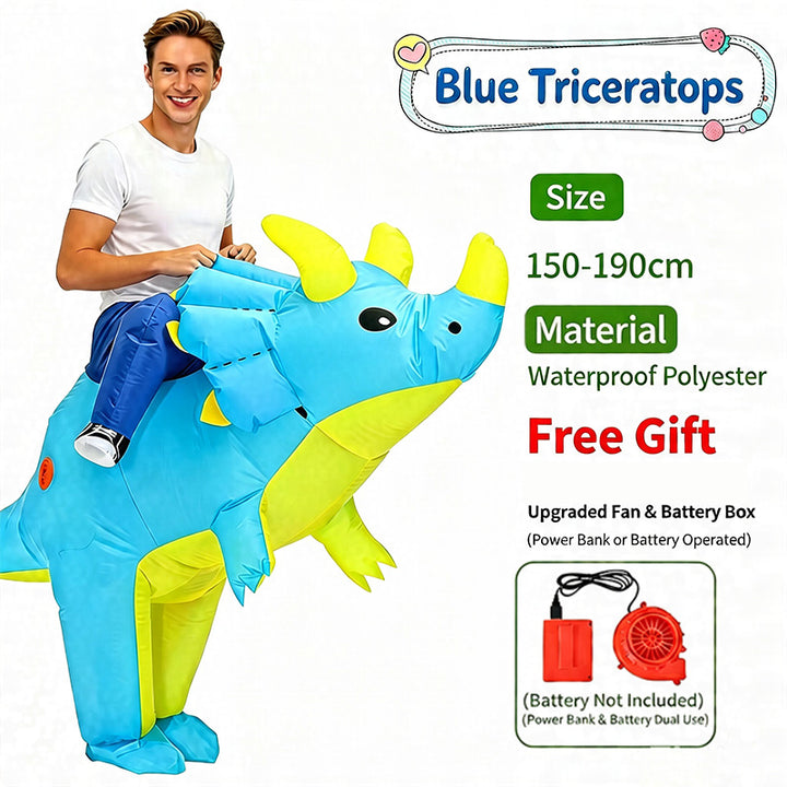 Fun inflatable costumes suitable for holiday parties and stage performances