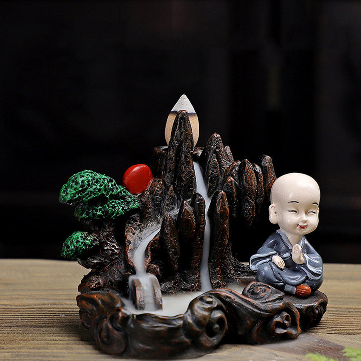 Creative Resin Backflow Incense Burner Ornament