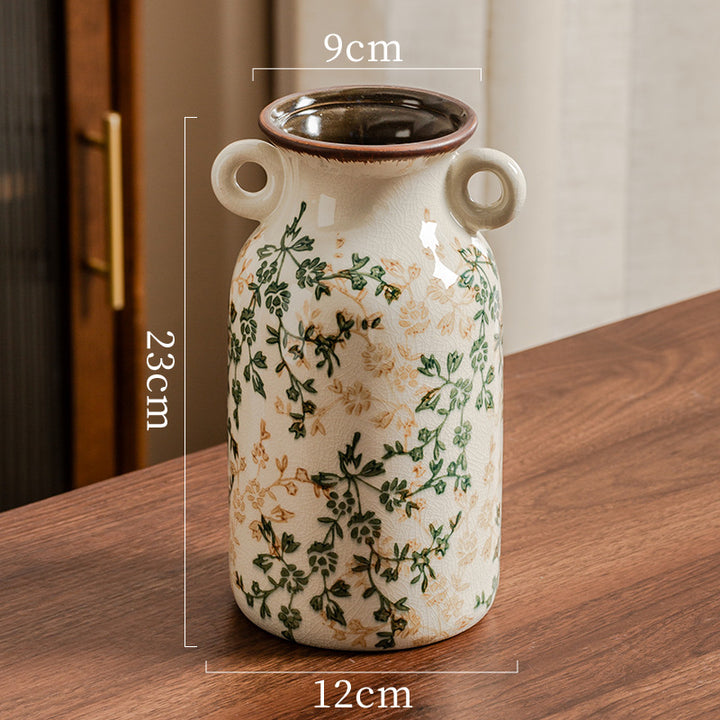 High-end blue and white porcelain vase
