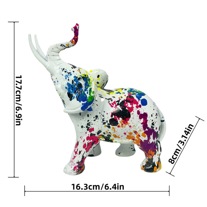 Best-selling creative graffiti-style elephant ornament