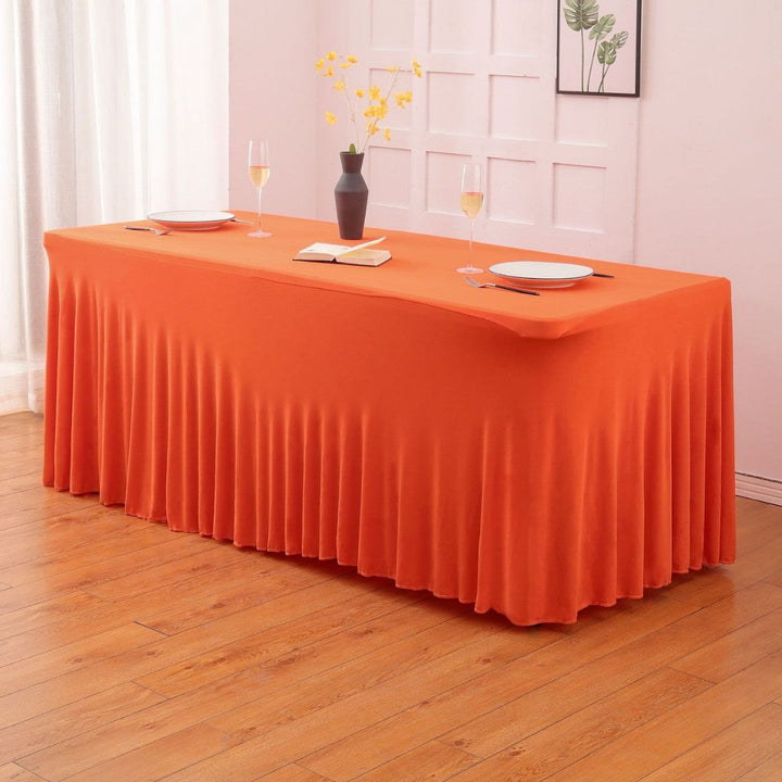 Stretch table cover: dust-proof and durable—an ideal choice for parties