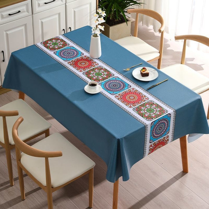 New waterproof, oil-proof, and heat-resistant tablecloth