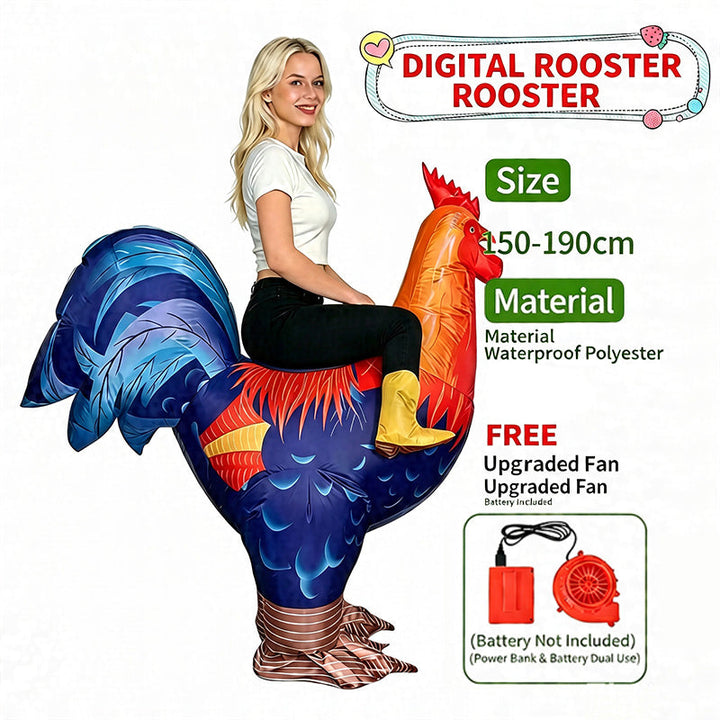 Fun inflatable costumes suitable for holiday parties and stage performances
