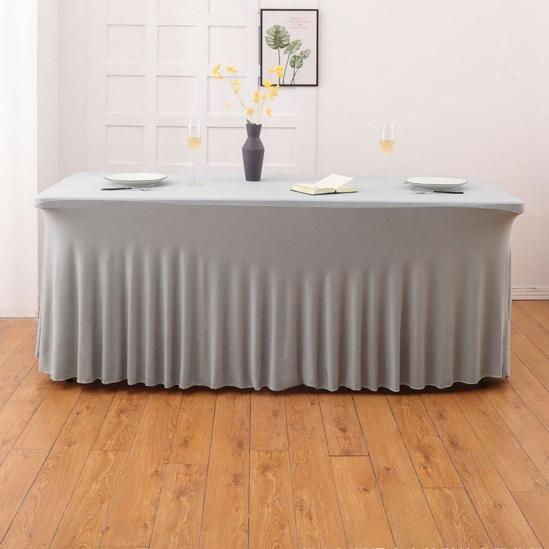 Stretch table cover: dust-proof and durable—an ideal choice for parties