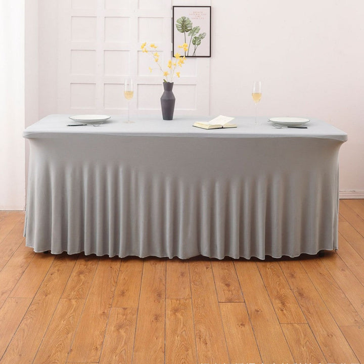Stretch table cover: dust-proof and durable—an ideal choice for parties