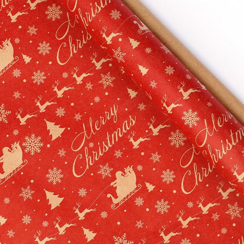 Christmas gift wrapping paper