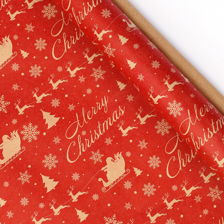 Christmas gift wrapping paper