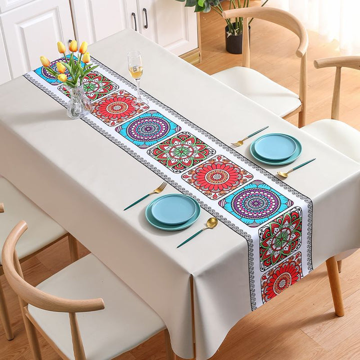New waterproof, oil-proof, and heat-resistant tablecloth