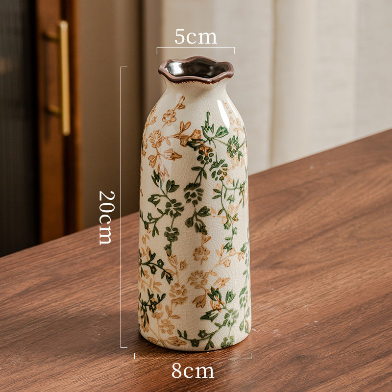 High-end blue and white porcelain vase