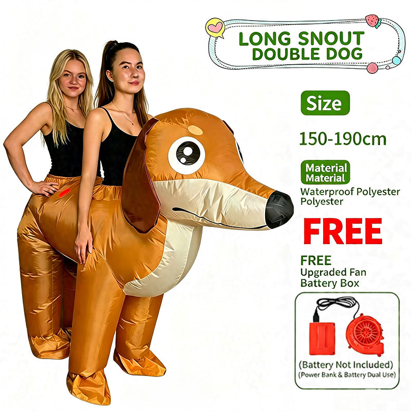 Fun inflatable costumes suitable for holiday parties and stage performances