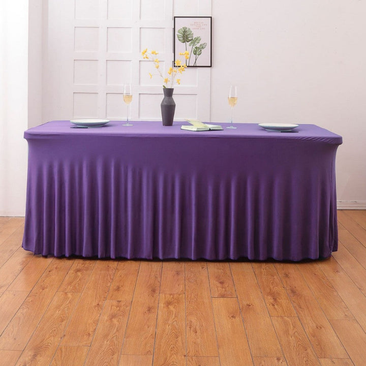 Stretch table cover: dust-proof and durable—an ideal choice for parties
