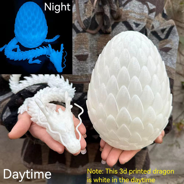 3D-Printed Dragon Scale Egg Decoration Set