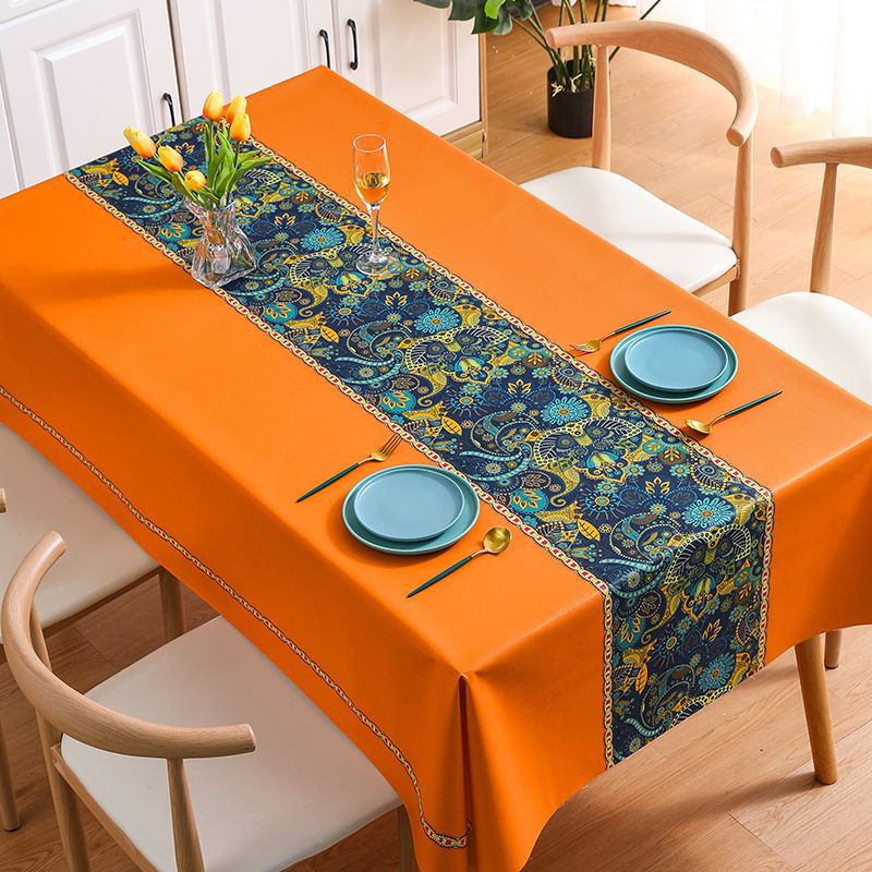 New waterproof, oil-proof, and heat-resistant tablecloth