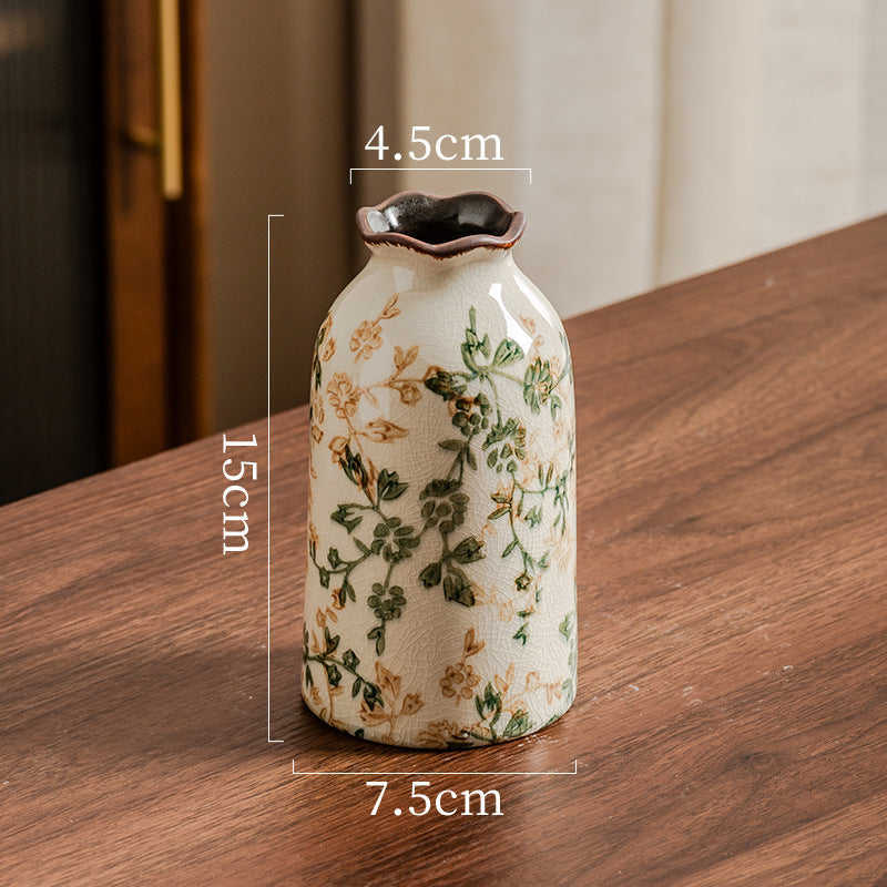 High-end blue and white porcelain vase