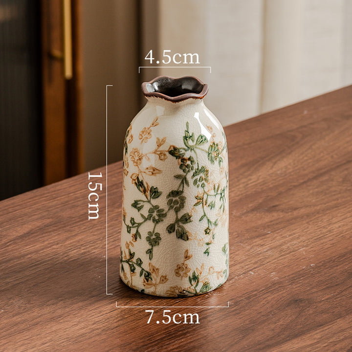 High-end blue and white porcelain vase
