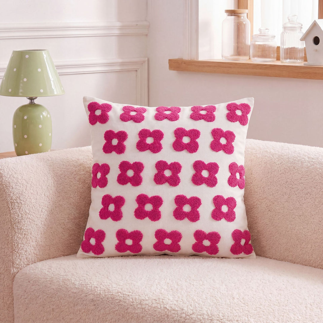 Embroidered Throw Pillow (Instagram Style)