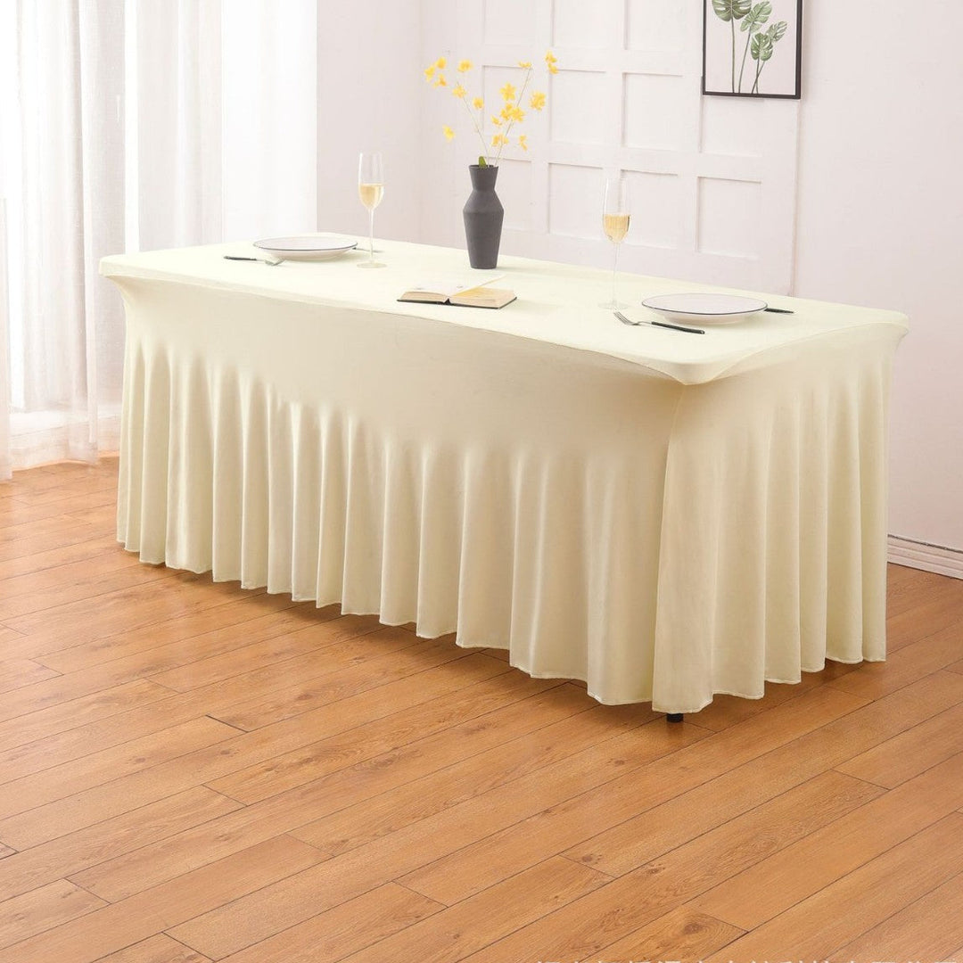 Stretch table cover: dust-proof and durable—an ideal choice for parties