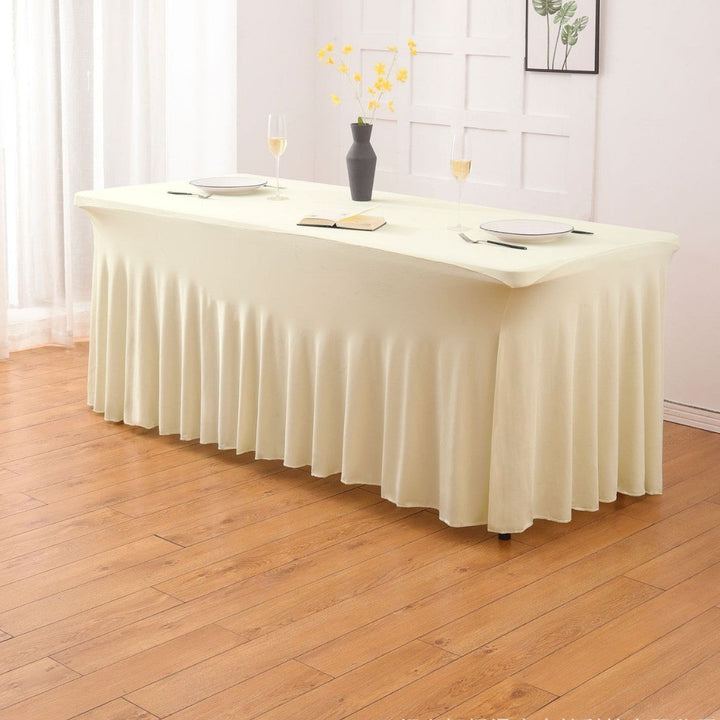 Stretch table cover: dust-proof and durable—an ideal choice for parties