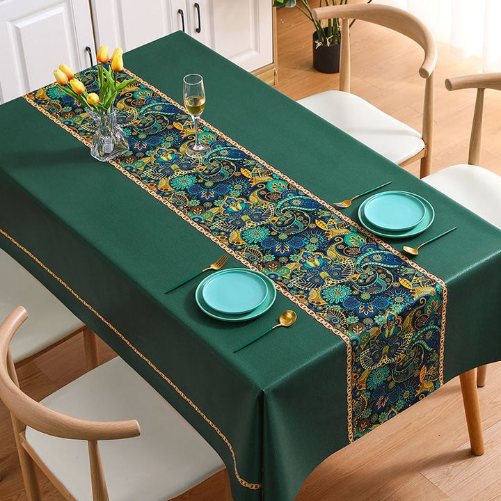 New waterproof, oil-proof, and heat-resistant tablecloth