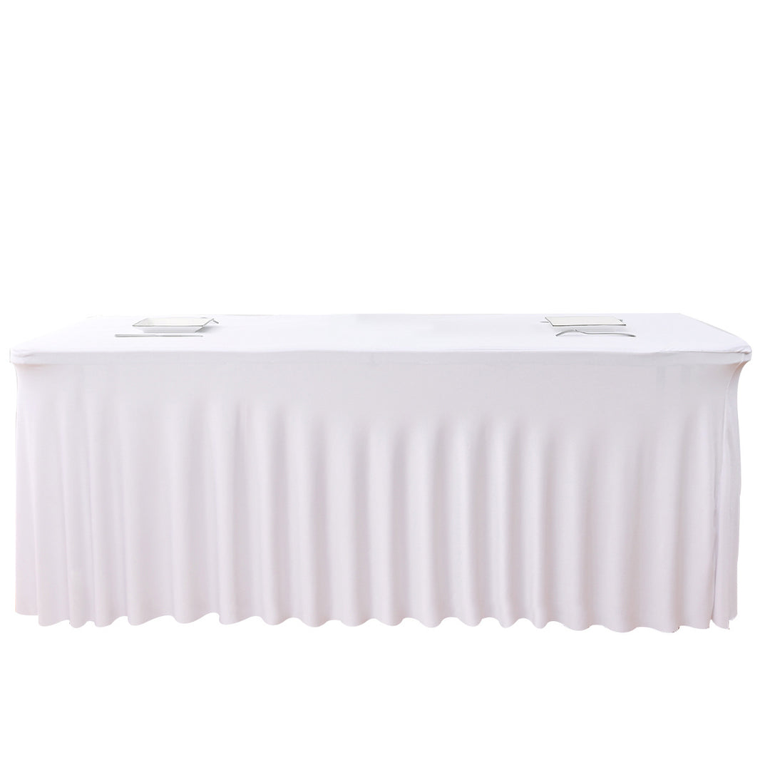Stretch table cover: dust-proof and durable—an ideal choice for parties