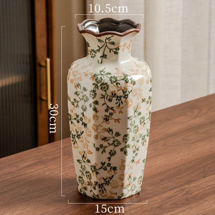 High-end blue and white porcelain vase