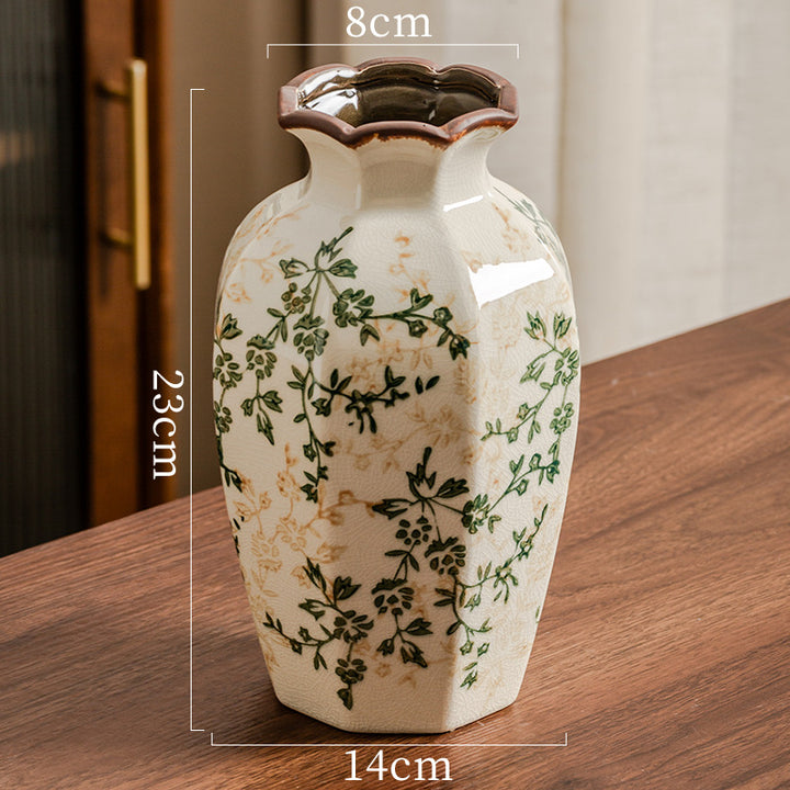 High-end blue and white porcelain vase