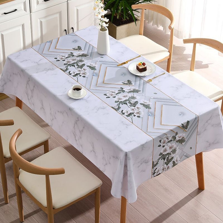 New waterproof, oil-proof, and heat-resistant tablecloth